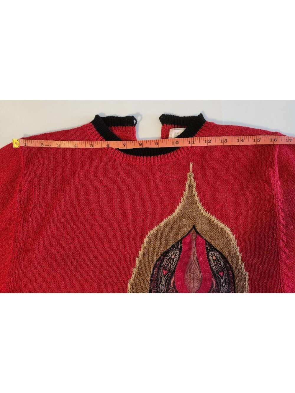 UMI Collections by Anne Crimmins Knit Pullover Medium Hong Kong Vintage - Picture 3 of 12